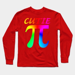 Cutie Pi Rainbow Long Sleeve T-Shirt